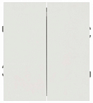 Выключатель двухклавишный без рамки Эра Arktik 16-1104-01 250_100_Array